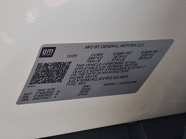 2026 Cadillac Escalade Sport