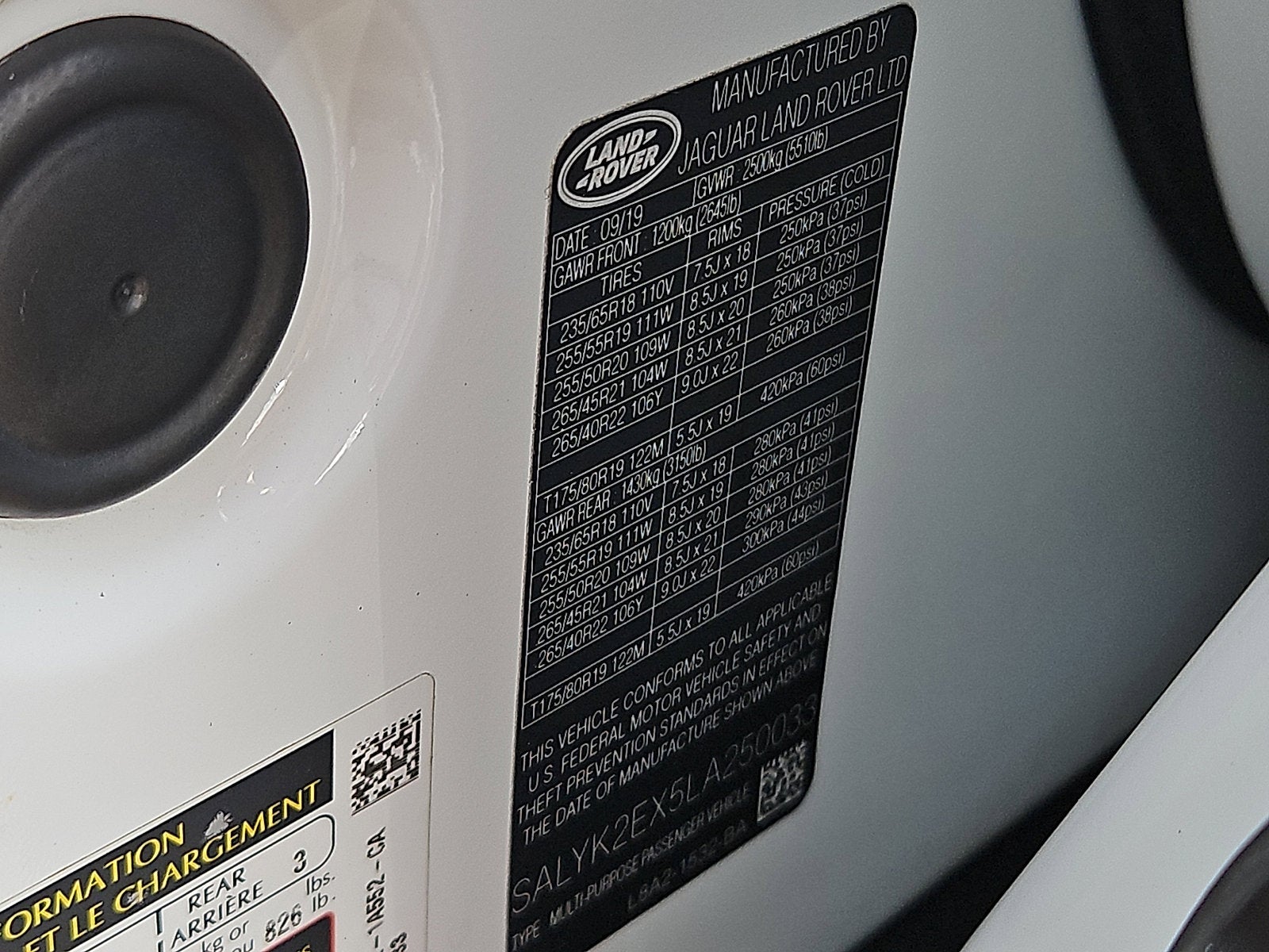 2020 Land Rover Range Rover Velar R-Dynamic S