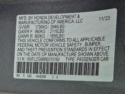 2024 Honda Civic Hatchback Sport Manual