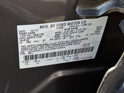 2013 Ford Edge 4dr SEL FWD