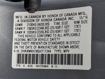 2016 Honda CR-V EX-L AWD