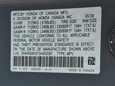 2025 Honda CR-V LX AWD