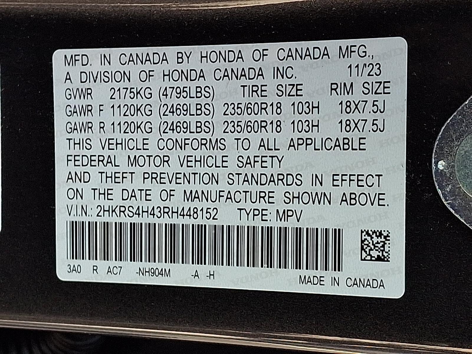 2024 Honda CR-V EX AWD
