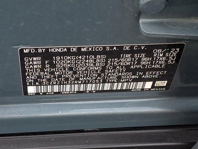 2024 Honda HR-V LX 2WD CVT