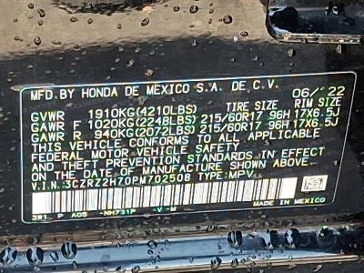2023 Honda HR-V EX-L AWD CVT