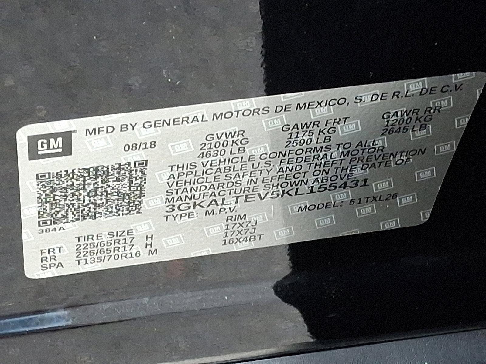 2019 GMC Terrain AWD SLE