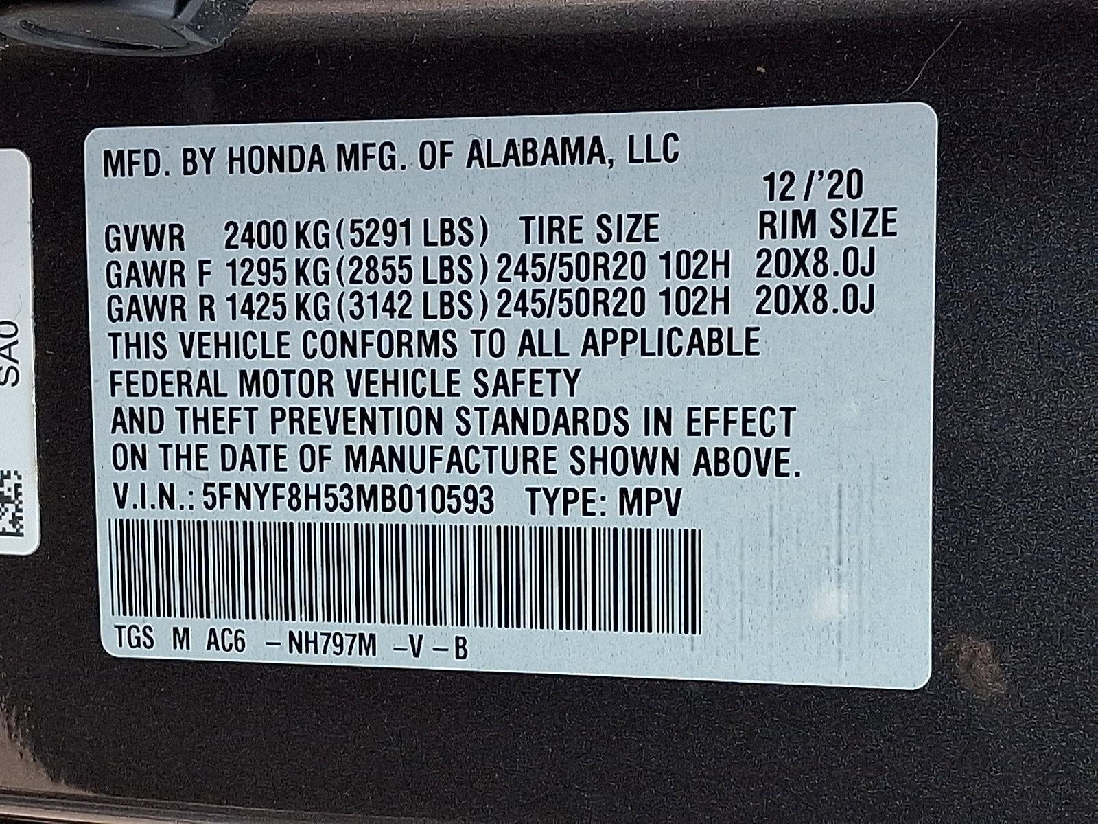 2021 Honda Passport EX-L AWD