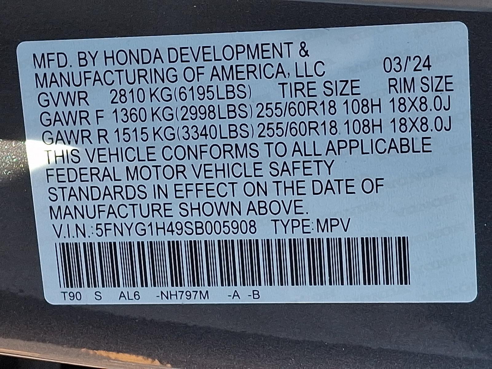 2025 Honda Pilot EX-L AWD