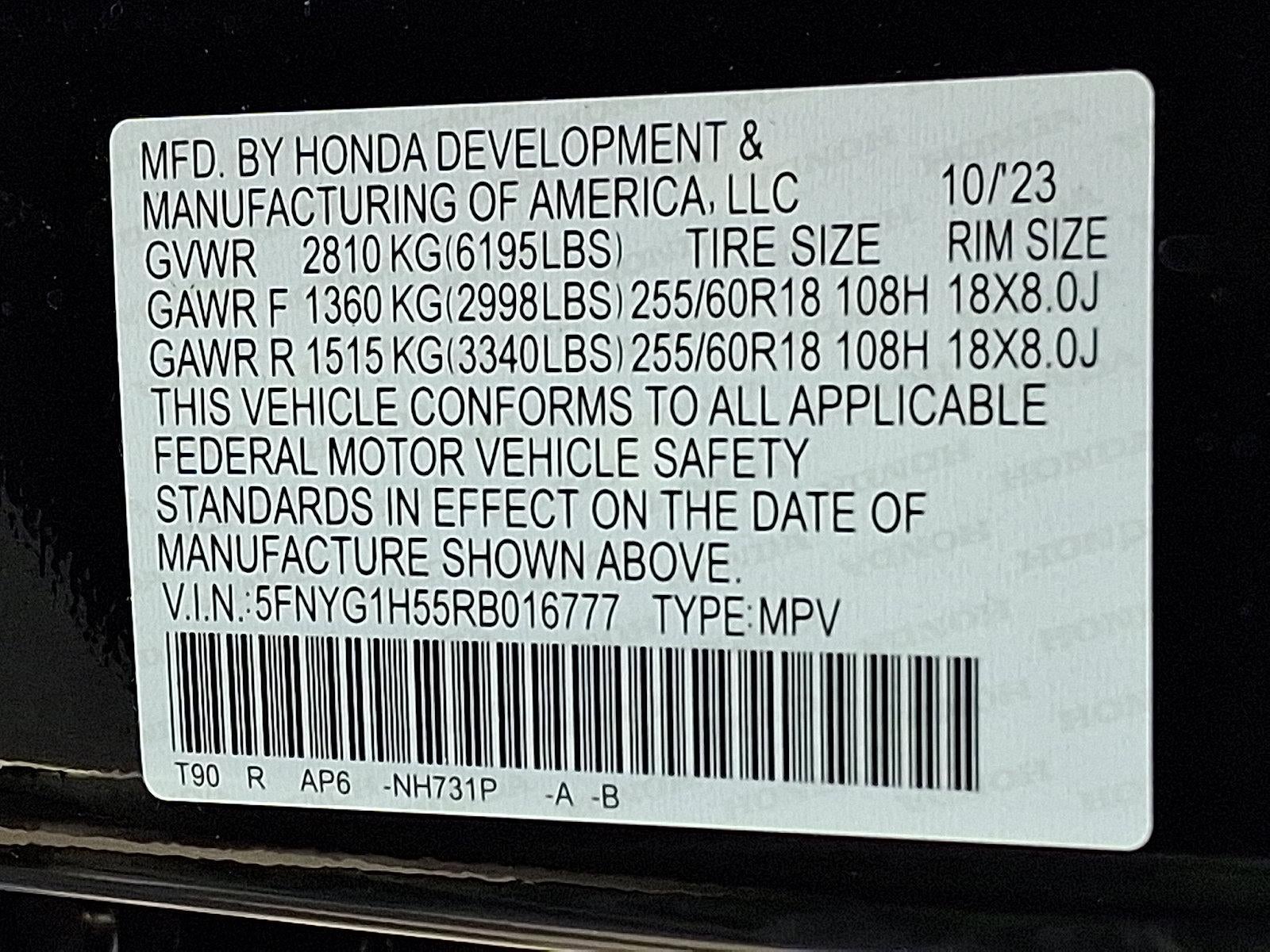 2024 Honda Pilot EX-L 7 Passenger AWD
