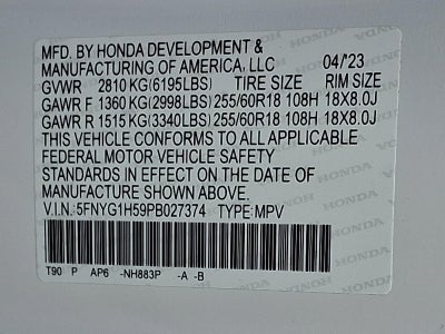 2023 Honda Pilot EX-L 7 Passenger AWD