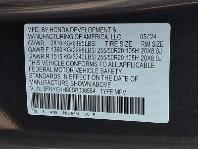 2025 Honda Pilot Elite AWD