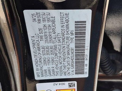 2025 Honda CR-V Hybrid Sport-L AWD