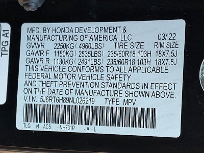 2022 Honda CR-V Hybrid EX-L AWD