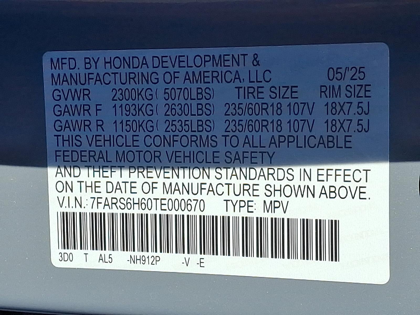 2026 Honda CR-V Hybrid TrailSport AWD