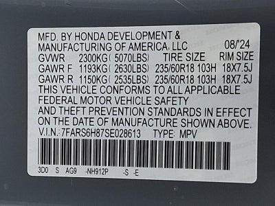 2025 Honda CR-V Hybrid Sport-L AWD