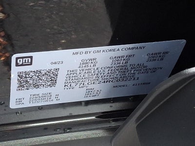 2024 Chevrolet Trax FWD 4dr 1RS