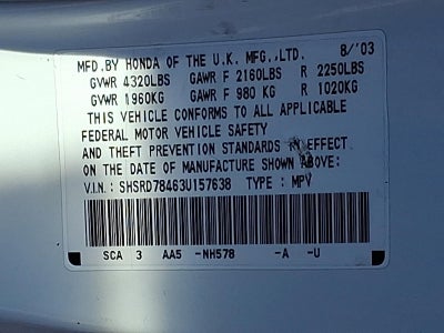 2003 Honda CR-V LX
