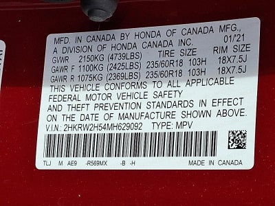 2021 Honda CR-V EX AWD