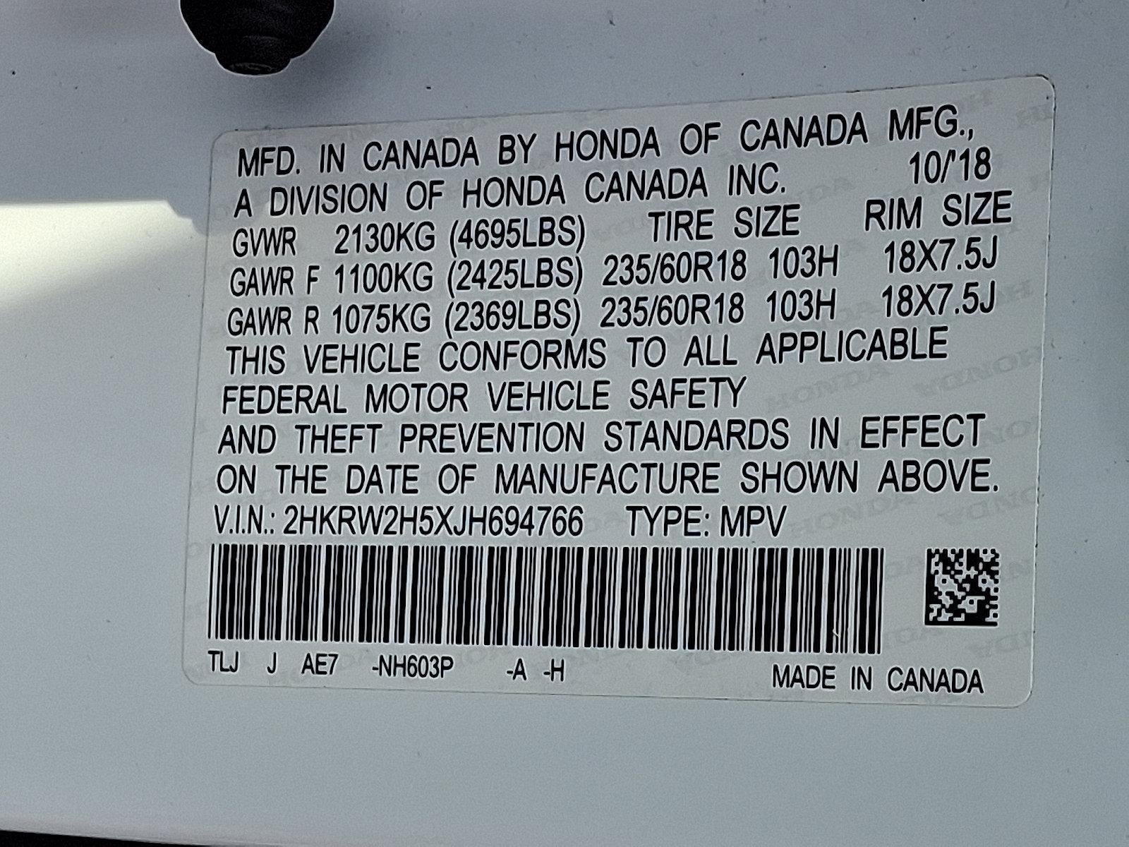 2018 Honda CR-V EX AWD