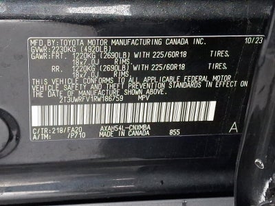 2024 Toyota RAV4 Hybrid Woodland AWD (Natl)