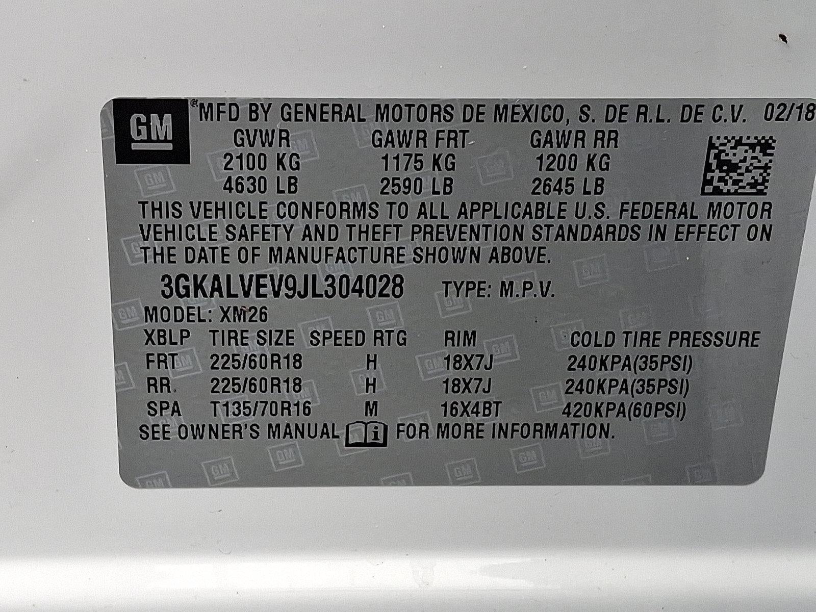 2018 GMC Terrain AWD SLT