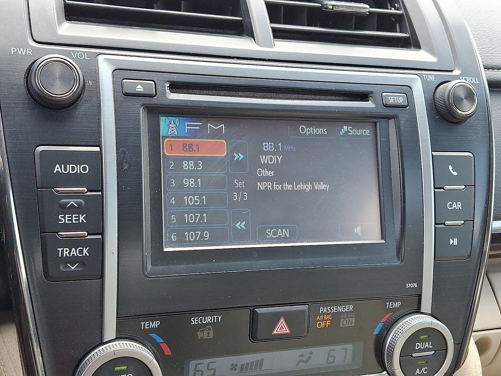 2013 Toyota Camry 4dr Sdn I4 Auto XLE (Natl)