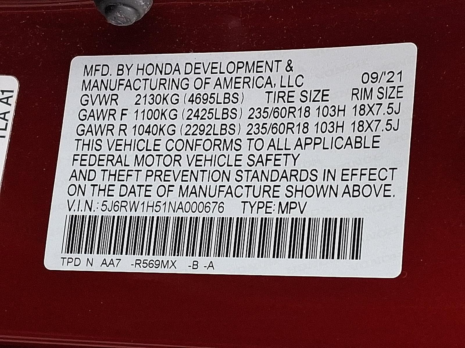 2022 Honda CR-V EX 2WD