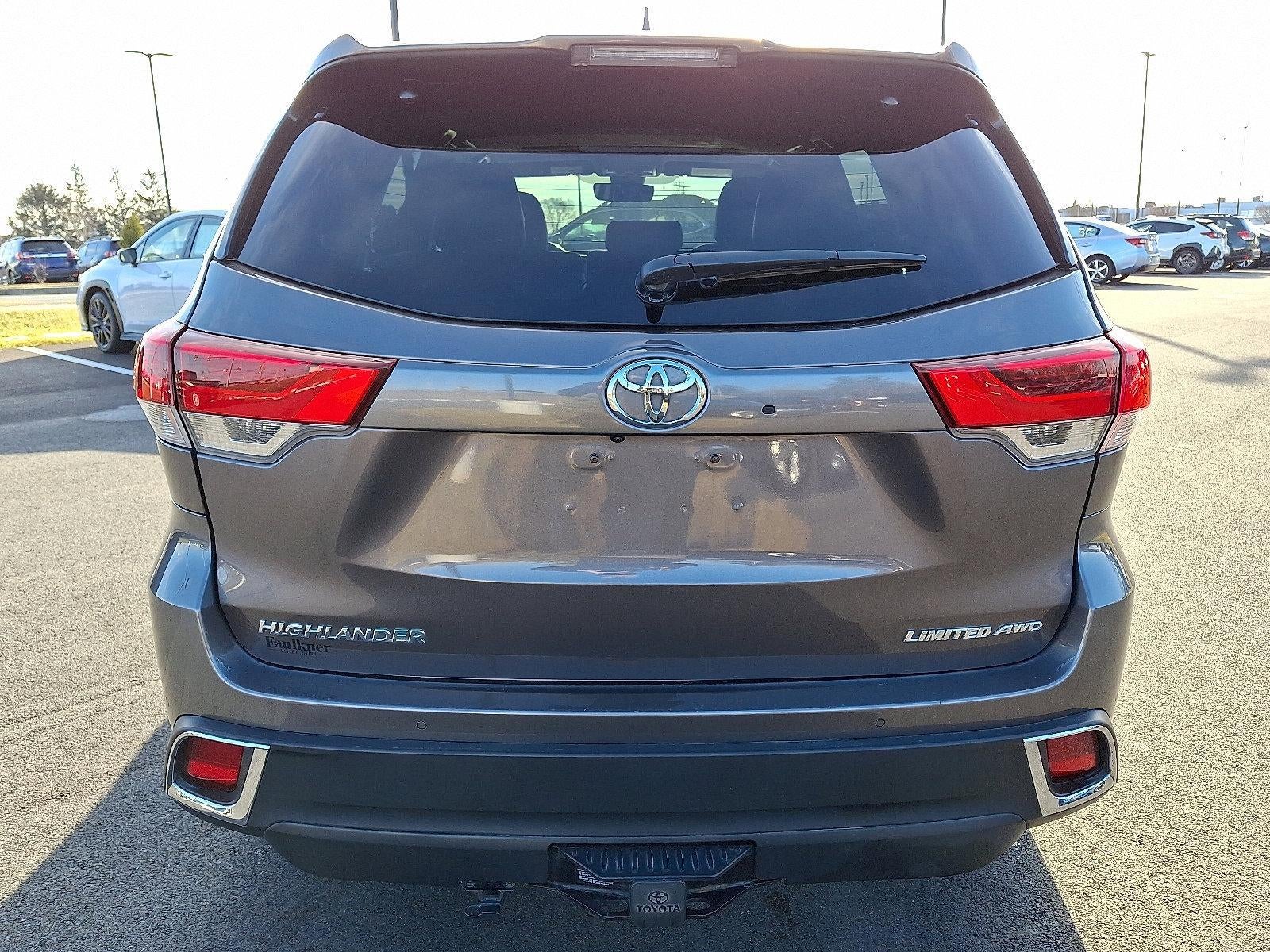 2019 Toyota Highlander Limited V6 AWD (Natl)