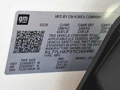 2026 Chevrolet Trax LT