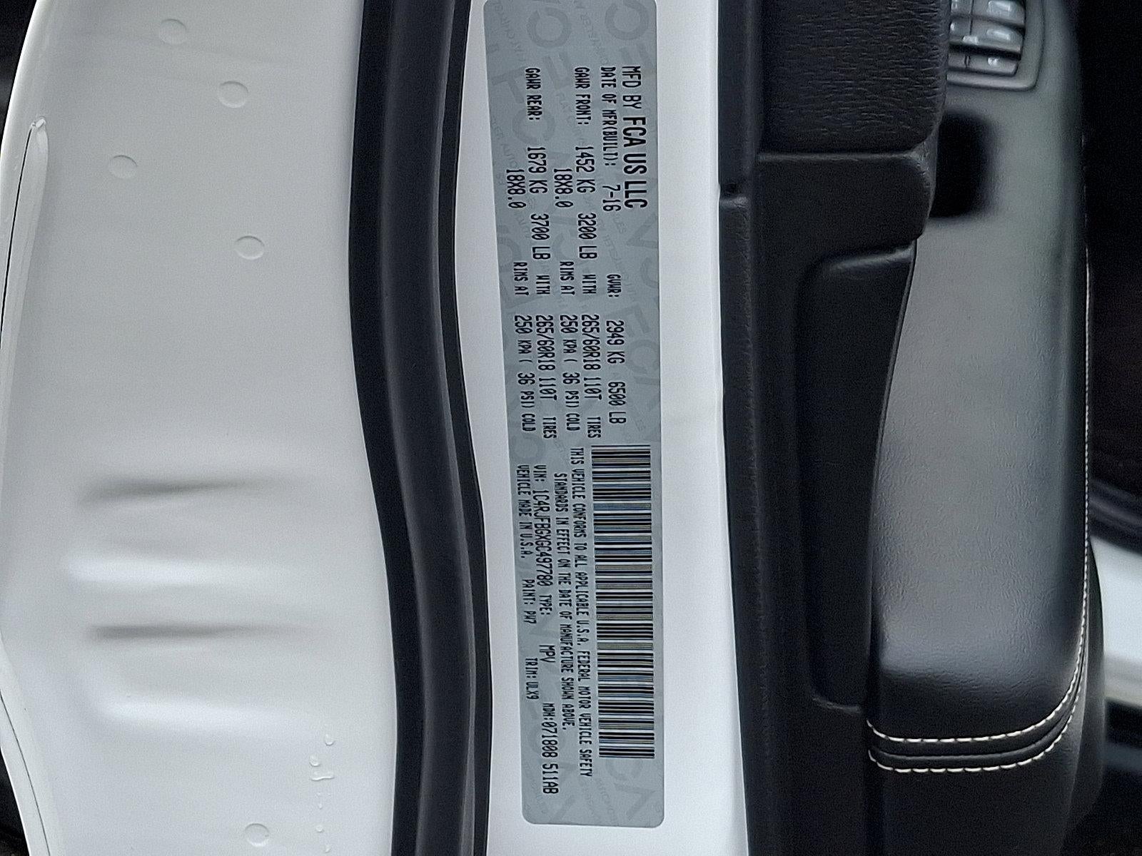 2016 Jeep Grand Cherokee 4WD 4dr Limited