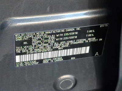 2015 Toyota RAV4 AWD 4dr Limited (GS)