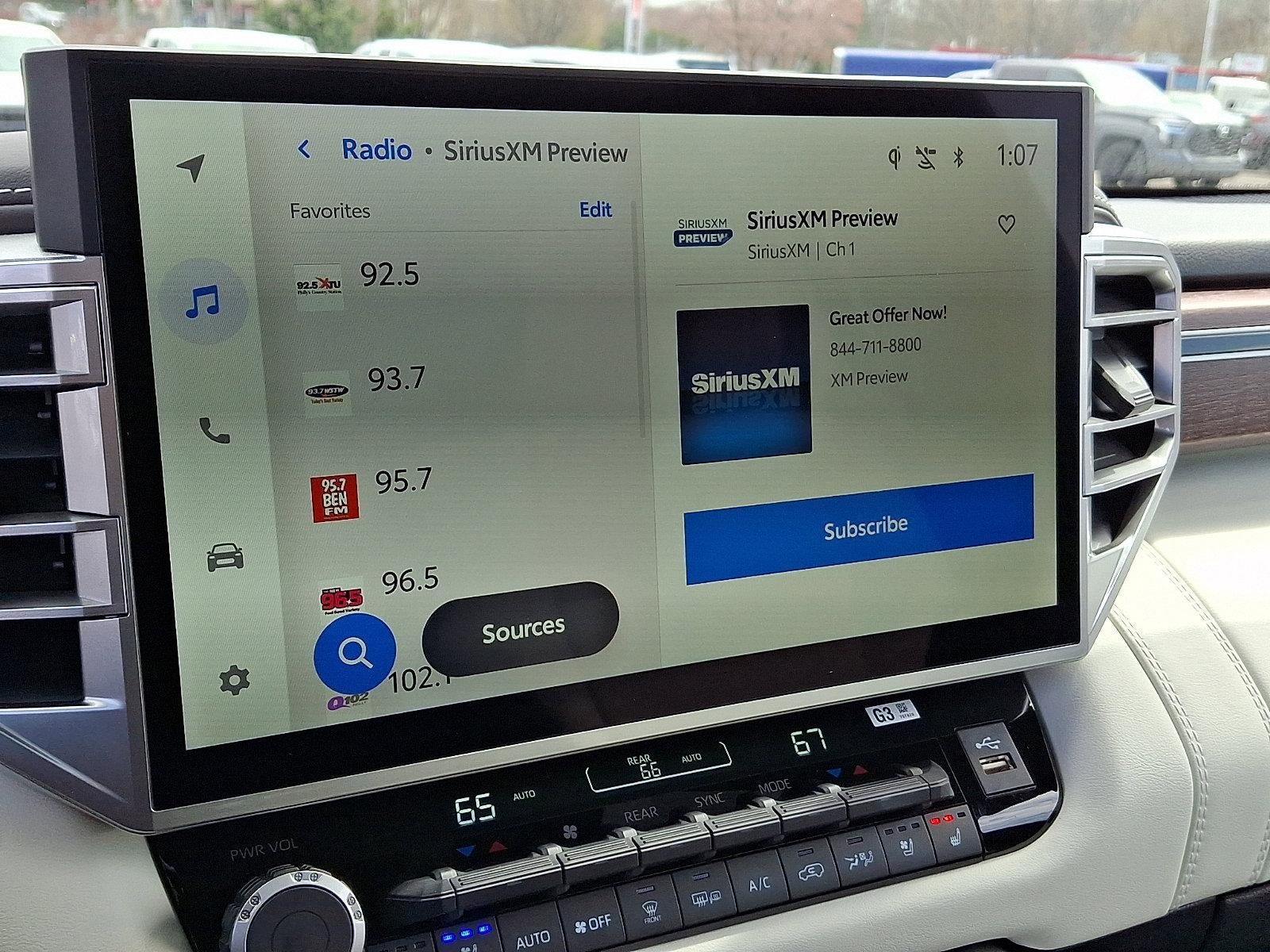 2025 Toyota Sequoia Capstone 4WD (Natl)