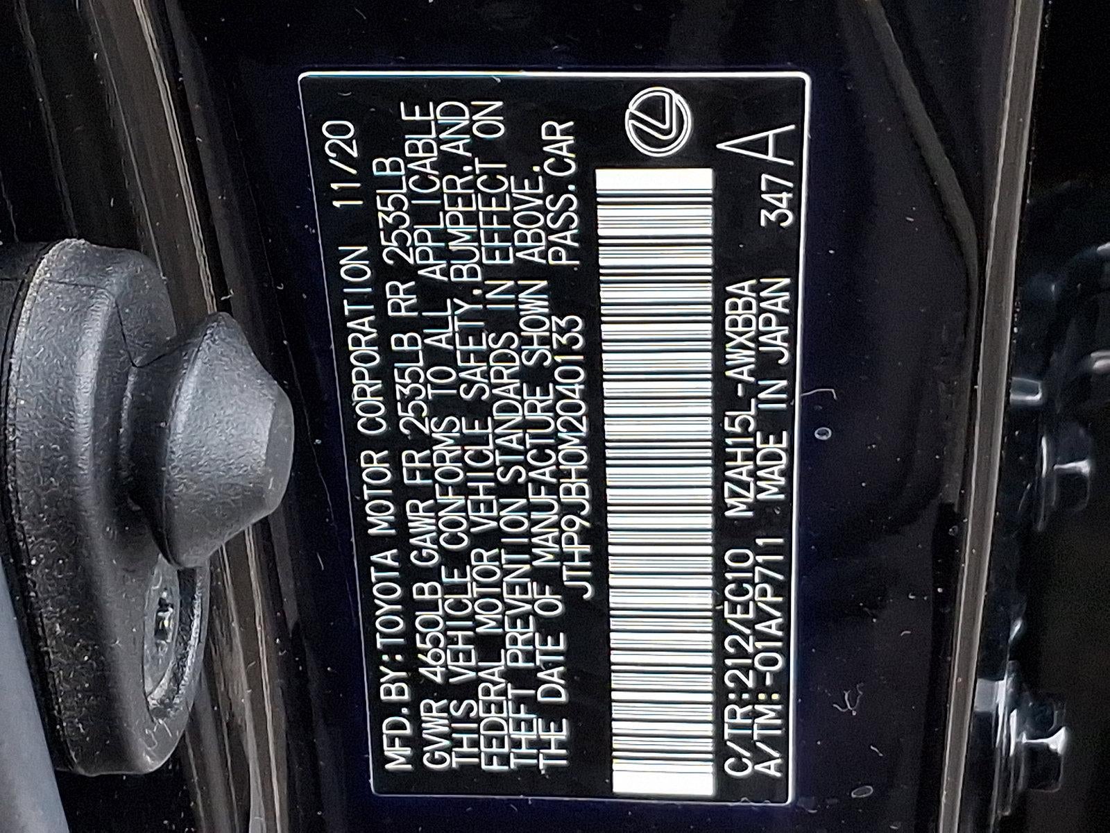 2021 Lexus UX 250h AWD