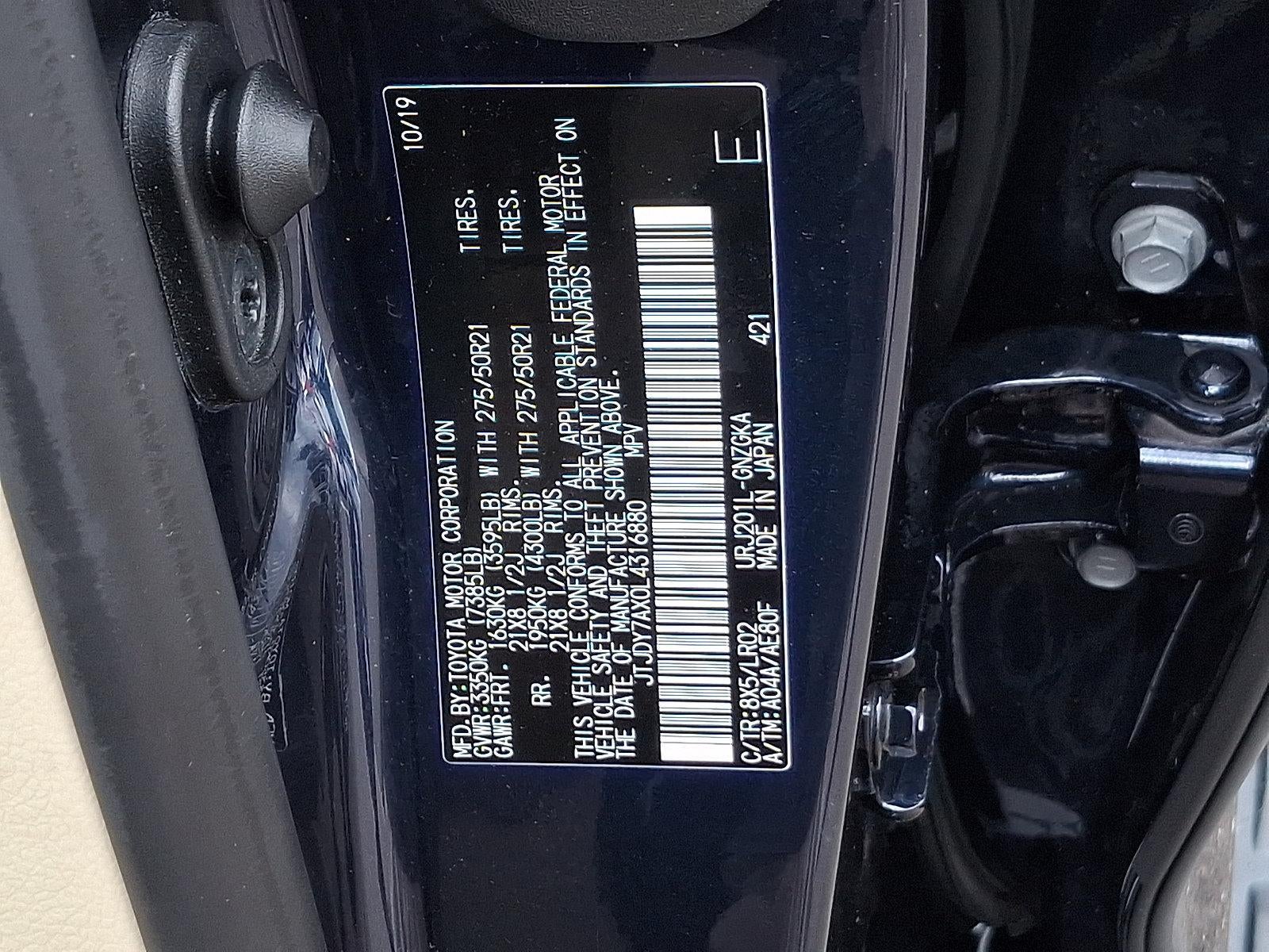 2020 Lexus LX 570 Three Row 4WD