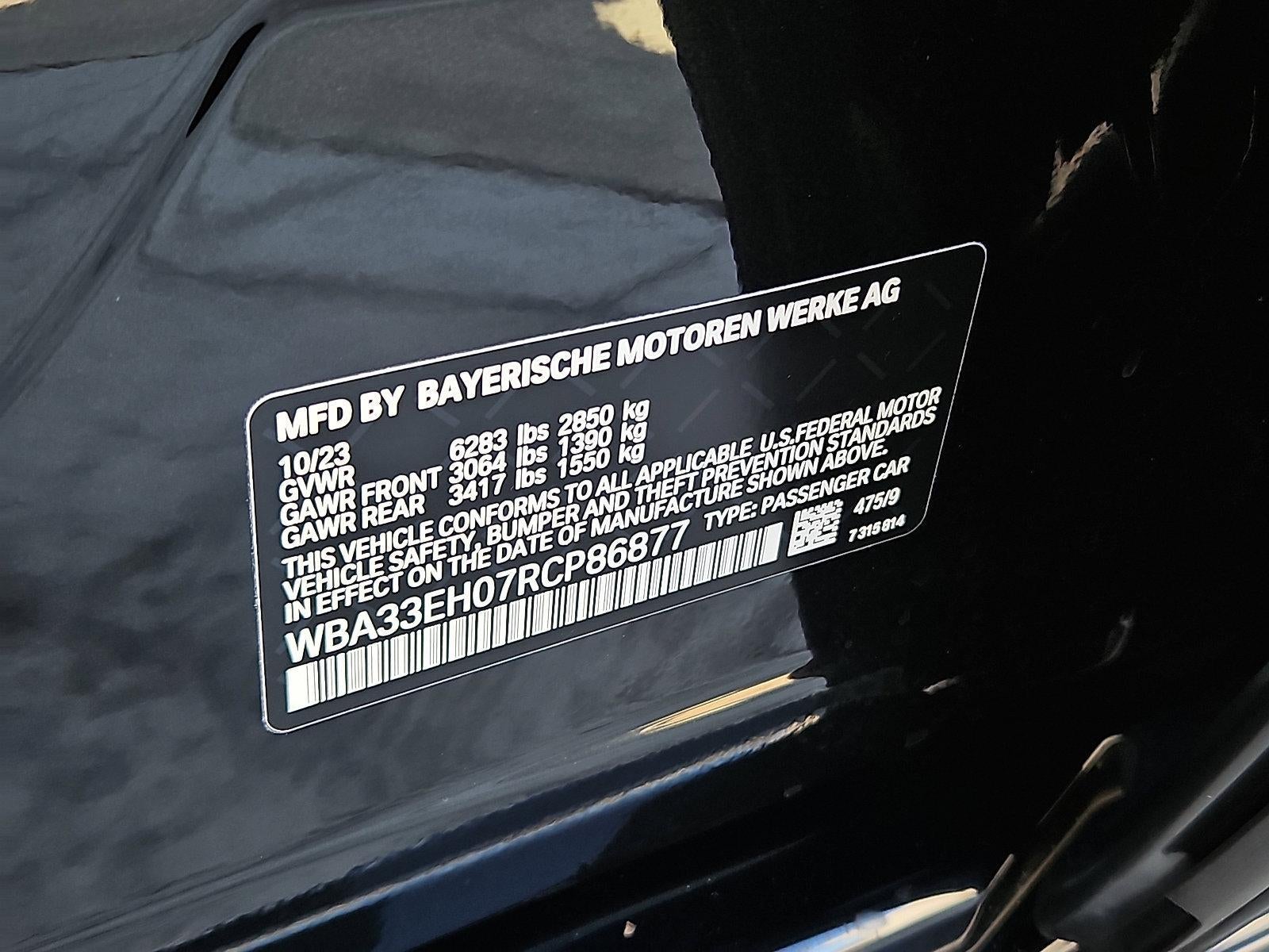 2024 BMW 740i xDrive Sedan