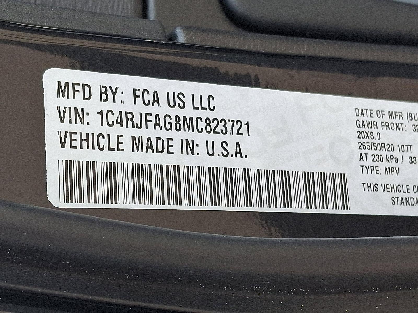 2021 Jeep Grand Cherokee Laredo X 4x4