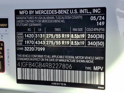 2024 Mercedes-Benz GLE GLE 450e Plug-In Hybrid 4MATIC® SUV