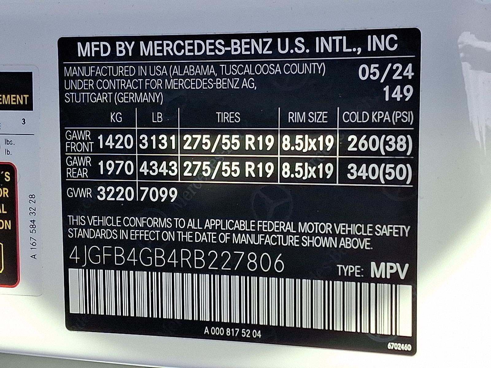 2024 Mercedes-Benz GLE GLE 450e Plug-In Hybrid 4MATIC® SUV