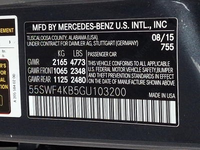 2016 Mercedes-Benz C-Class C 300 4MATIC® Sport Sedan