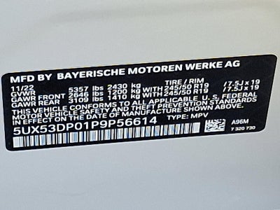 2023 BMW X3 xDrive30i Sports Activity Vehicle