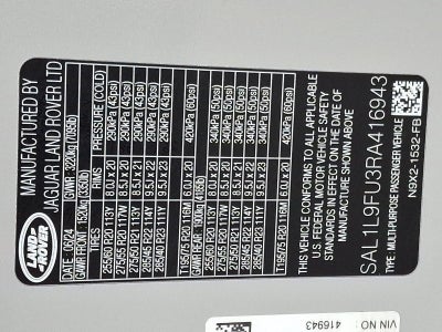 2024 Land Rover Range Rover Sport P400 Dynamic SE