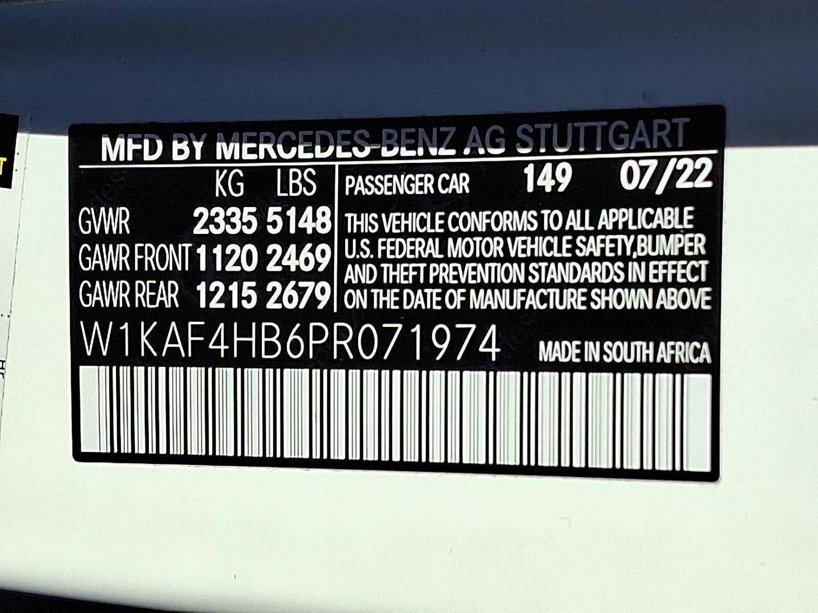 2023 Mercedes-Benz C-Class C 300 4MATIC® Sedan