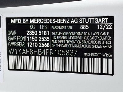 2023 Mercedes-Benz C-Class AMG® C 43 4MATIC® Sedan