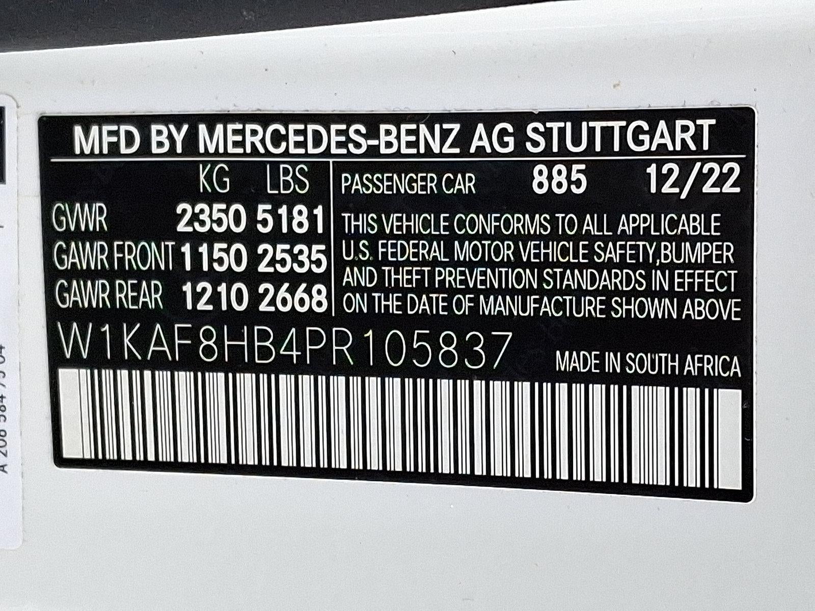 2023 Mercedes-Benz C-Class AMG® C 43 4MATIC® Sedan