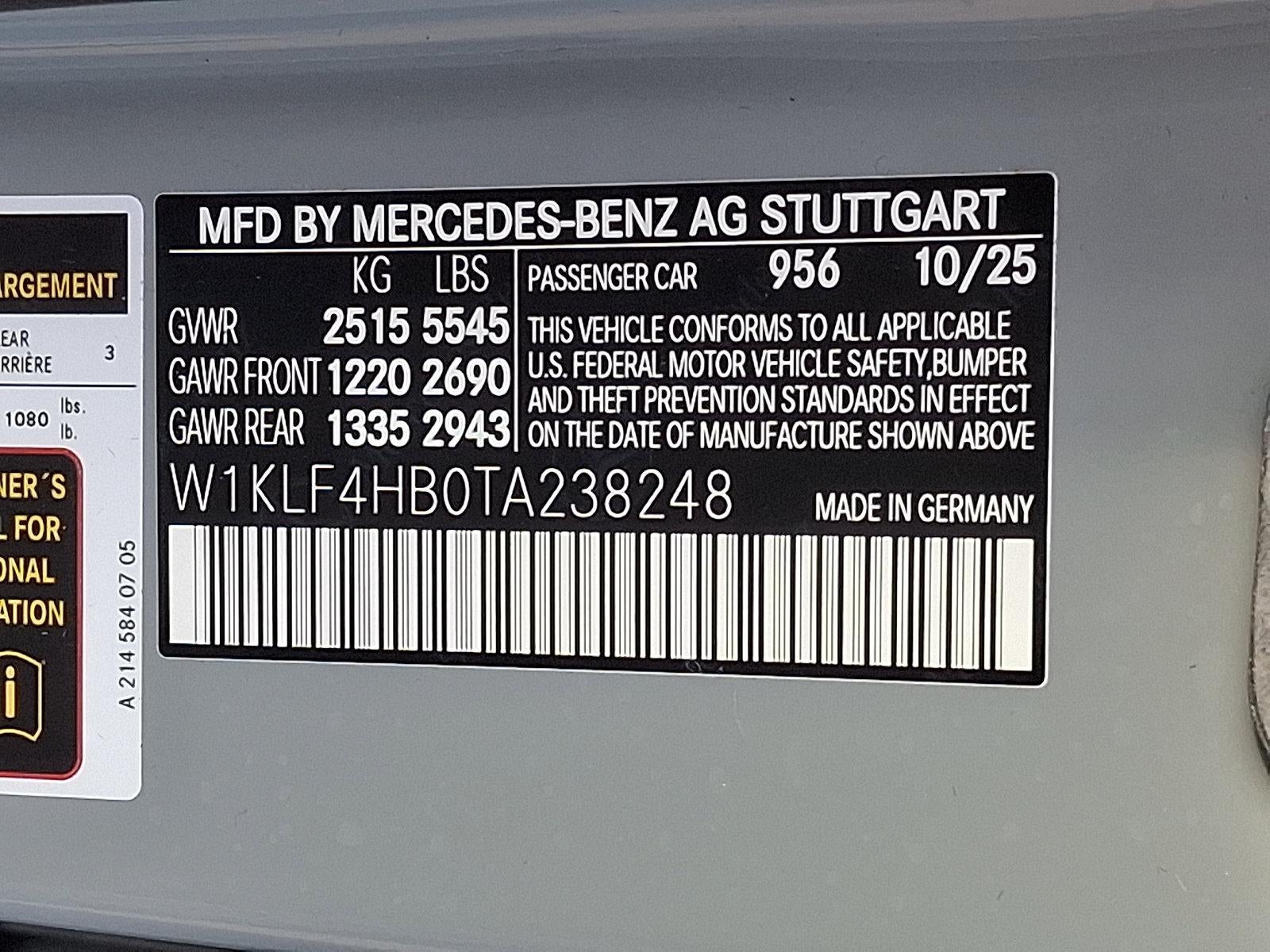 2026 Mercedes-Benz E-Class E 350 4MATIC® Sedan