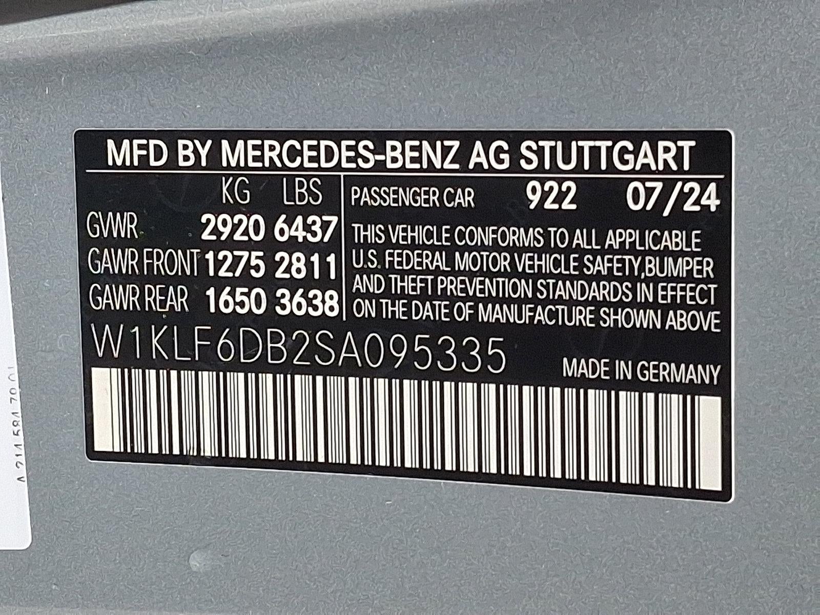 2025 Mercedes-Benz E-Class AMG® E 53 E 4MATIC®+ Sedan