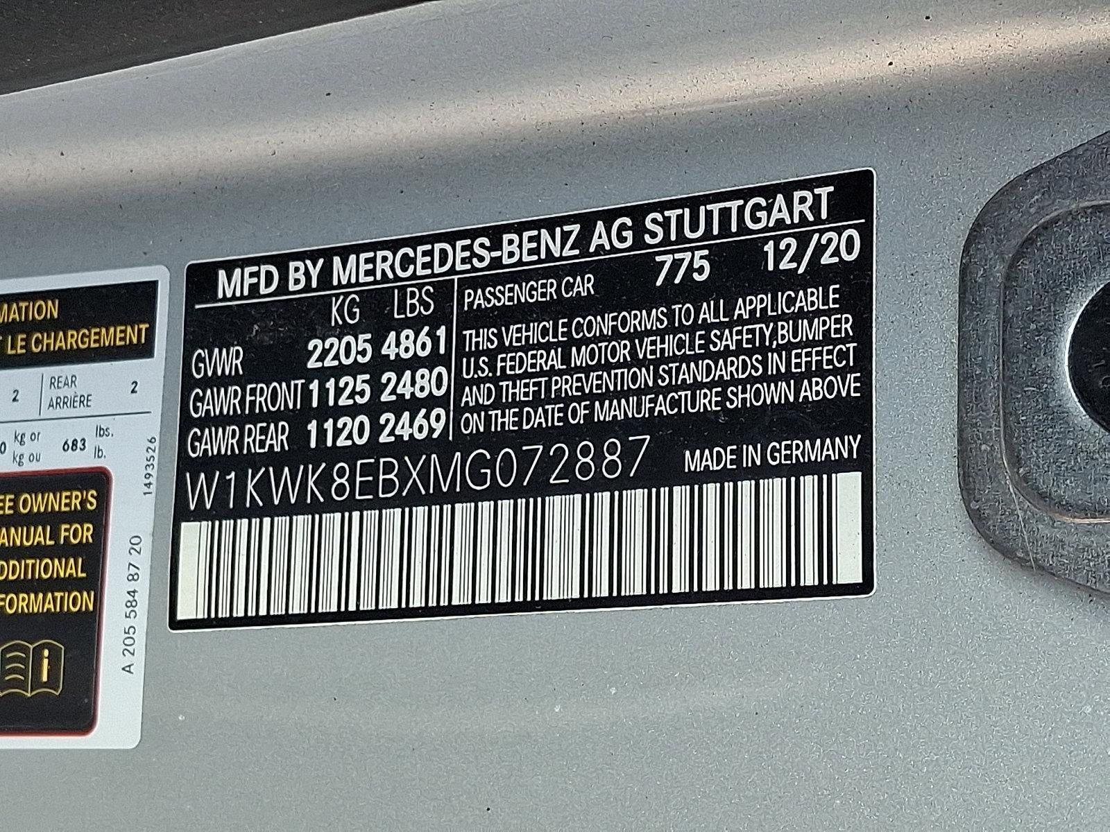 2021 Mercedes-Benz C-Class C 300 4MATIC® Cabriolet