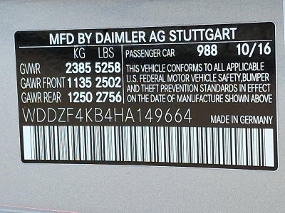 2017 Mercedes-Benz E-Class E 300 Luxury 4MATIC® Sedan