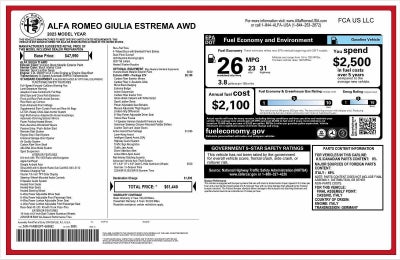2023 Alfa Romeo Giulia Estrema AWD