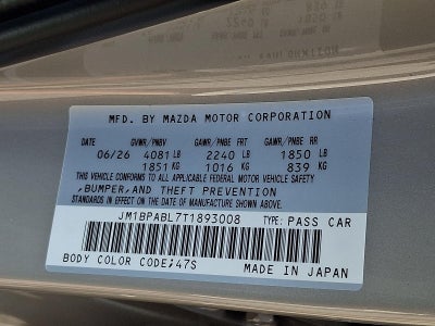 2026 Mazda Mazda3 Sedan 2.5 S Select Sport